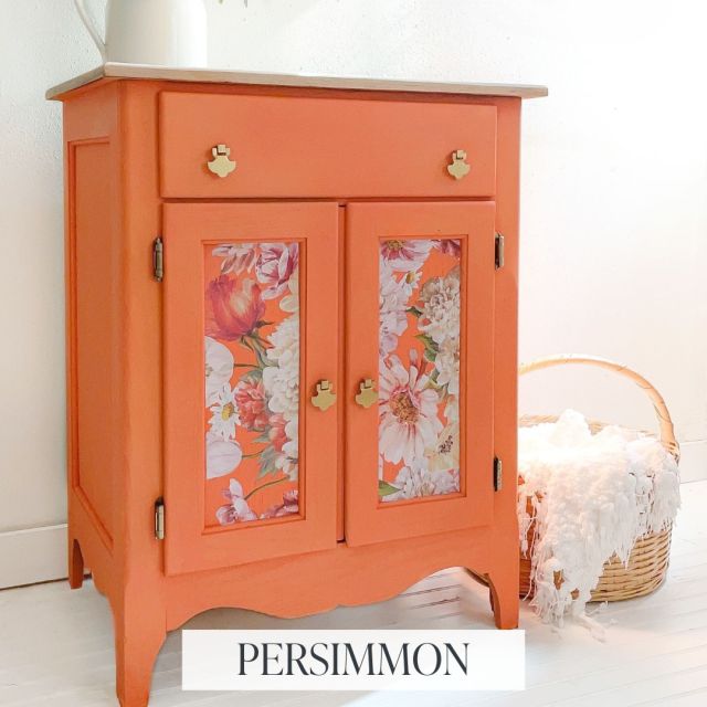 Here are just a few of our favorite projects painted in the color "Persimmon"! 

Persimmon is the perfect, bold, citrus orange. It’s an eye-catching color that makes us think of a refreshing glass of freshly squeezed orange juice. It pairs well with warm neutrals like Soiree as well as other bold colors like Peacoat for a complementary contrast. It also complements natural wood tones, such as oak or maple, and works well with metallic finishes like gold or brass. Persimmon is often used to add a touch of fun and playfulness to an otherwise neutral space.

To learn more about this color, click here: https://shop.countrychicpaint.com/persimmon

Projects by @blushandivydesign , @pumpkinseeddesigns , @vintage_mimosa_fl , @why.not.redesign , @luckyspanieldesigns , @lubblyjubblyfurniture , @katesreclaimed
.
.
.
.
.
.
.
.
.
.
#furnitureredesign #thriftstoreflip #farmhouse #chalkpaint #furnituredesigner #ecofriendlyproducts #furniturepaint #homedecor #interiordesign #furnitureflipper #modernfarmhouse #thriftstore #ecofriendly #ccp #countrychicpaint #countrydecor #farmhousechic #paint #vintage #ccppersimmon #orangepaintcolor #orangepaint #crafting #ecofriendlyliving #DIY #thriftstorefinds #restoration #diy #paintedfurniture